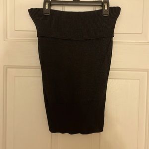 Black off the shoulders top